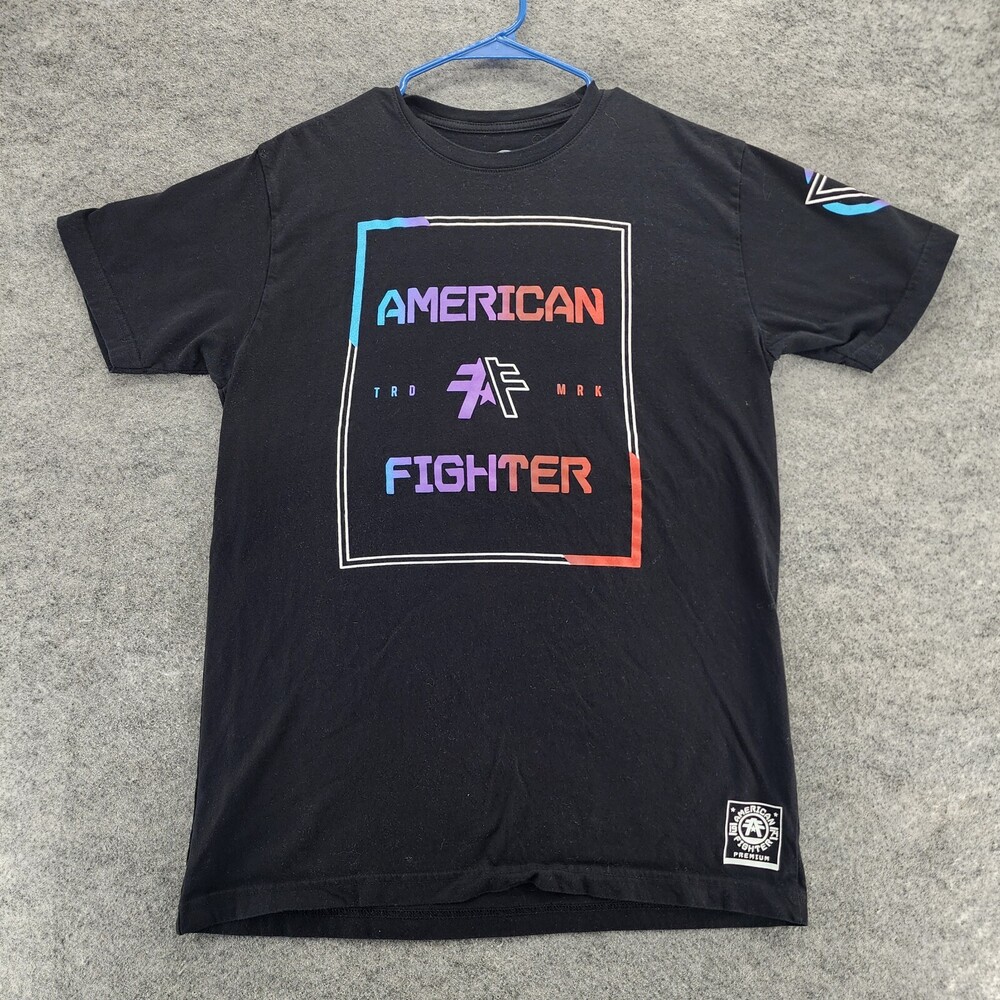 American Fighter Shirt Mens XL Short Sleeve Black